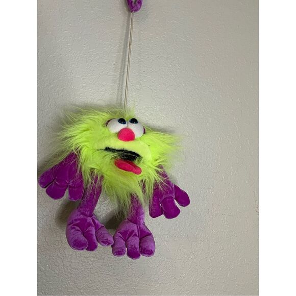 Great American toy fuzzy monster on leash plush - Picture 2 of 3